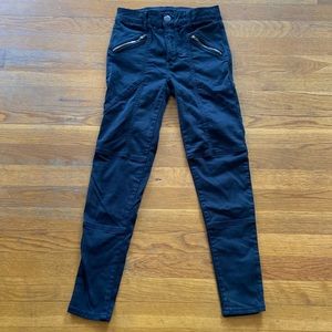 AMERICAN EAGLE BLACK HIGH RISE JEGGINGS SIZE O